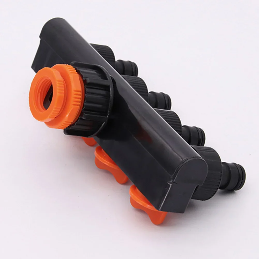 Reliable 4 Way Water Diverter Connector For Garden Hose Provides Optimal Water Flow To Multiple Hoses Or Nozzles