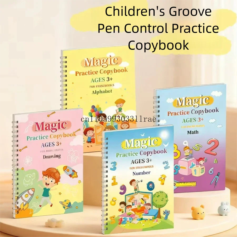 Preschool Magic Dotted Calligraphy Book Stroke By Stroke Tracing for Early Enlightenment