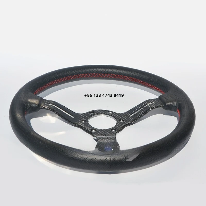 

Custom 350mm carbon fiber racing steering wheel