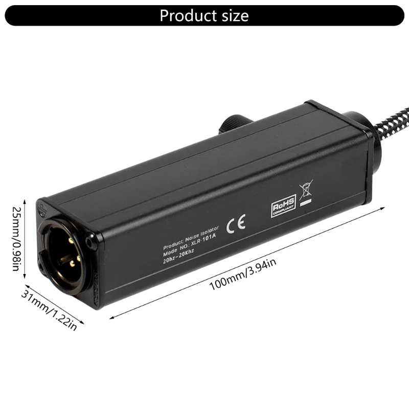 R91A Professional Music Noise Filter Better Sound Quality for Live Performances