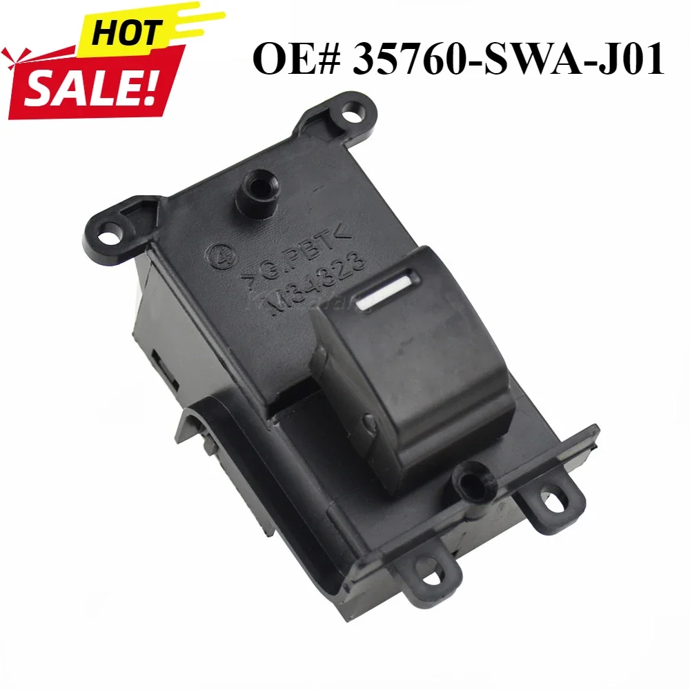 

For Honda CR-V 2007 2008 2009 2010 2011 New Power Window Switch Electric Control Switch 35760-SWA-J01 35760SWAJ01 35760 SWA J01