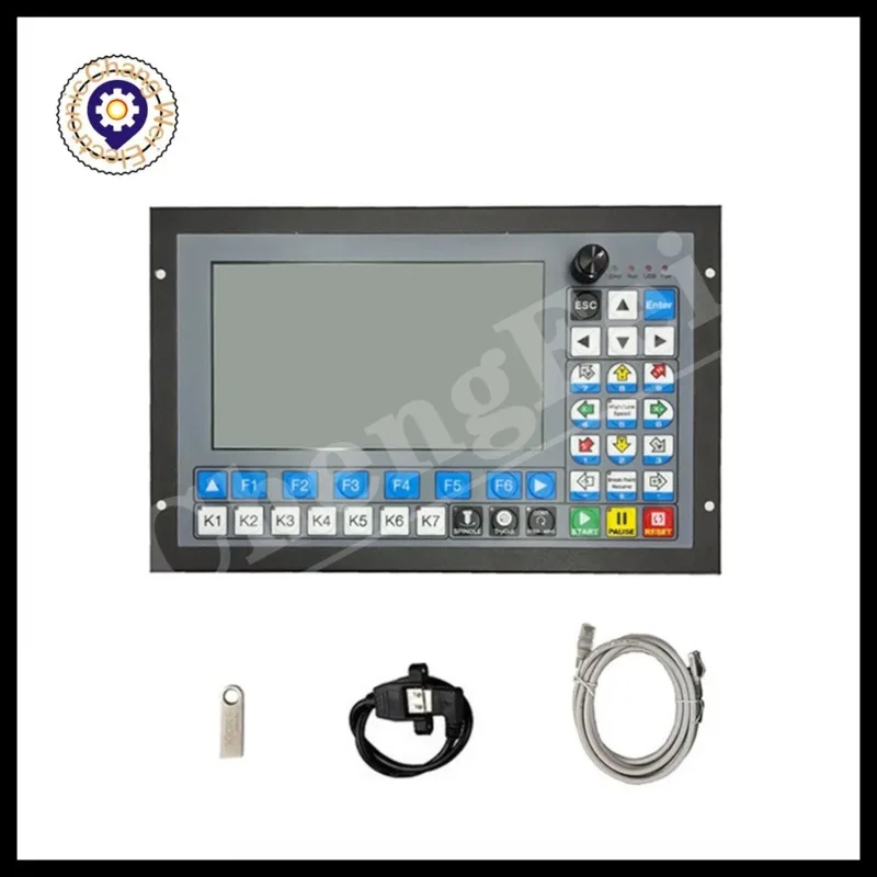 Cnc Ddcs-Expert Plc 3/4/5 Axis Offline Motion Controller 1mhz G Code Better Than Ddcsv3.1 System With Atc Extended Keyboard