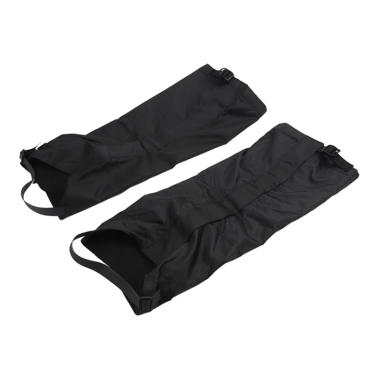 Mountain Gaiters Hiking Gaiters Winter Hiking Black Quick Adjustment Knee Pads For Hiking Splash-proof Fleece-lined