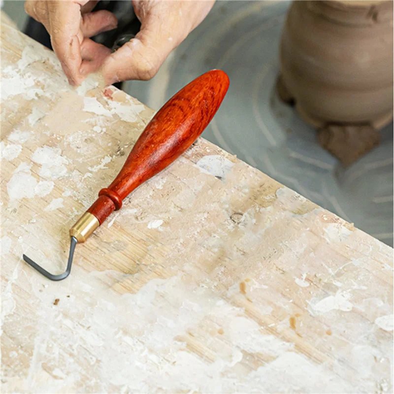 LICE-3X أدوات إصلاح الفخار الصلب الملمس حلقة سكين DIY النحت كشط الملمس أدوات نحت ، على شكل حرف L