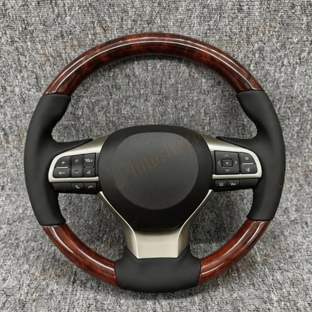 Customizable New Coupe Version Carbon Leather Steering Wheel Assembly Custom Mod Parts For Lexus LX570 RX GX Toyota LC200 LC300 view 4