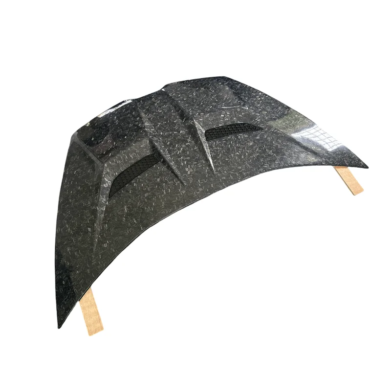 

Forged Carbon Fiber Front Engine Hood Vent Cover Fit for Huracan LP580 LP610 2014-2018 V Style Fiber Glass