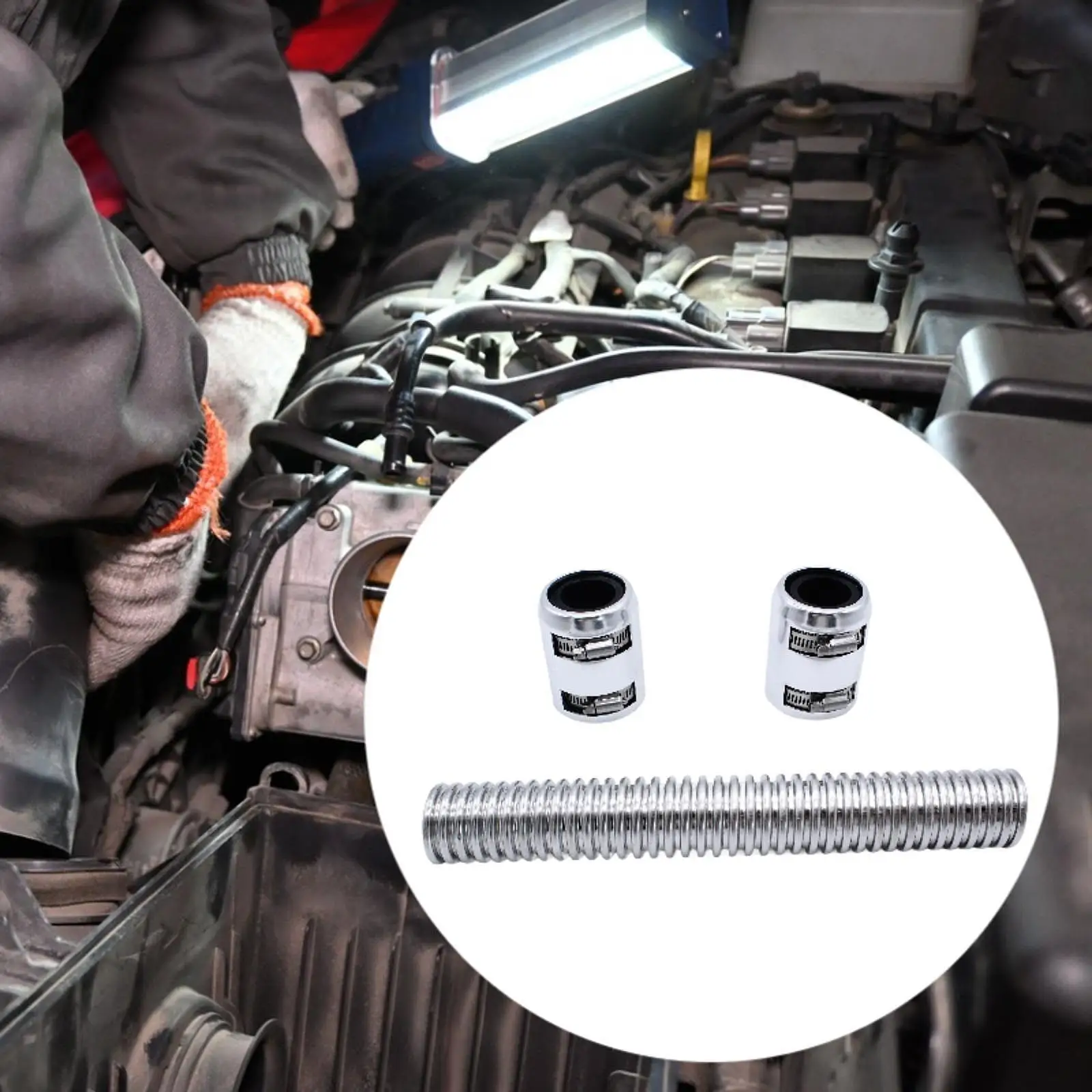 

Radiator Hose Kit Easy to Install Car Accessories Premium Stainless Steel