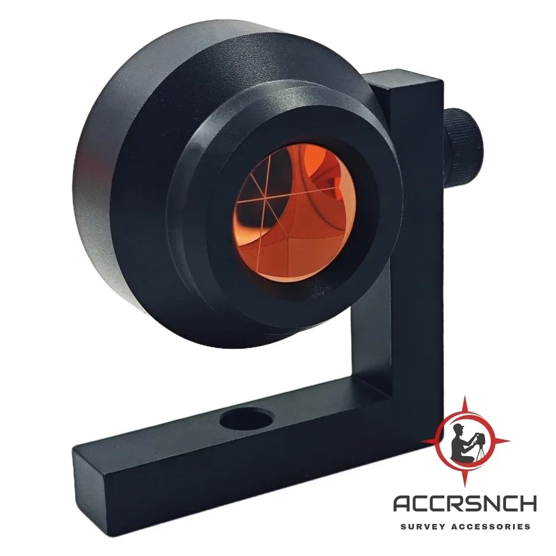 ACCR 90 Degree Dual Monitoring Prism GMP104D, Double Side 1 Inch L Bar Reflector, for Leica Totalstation Topography Survey