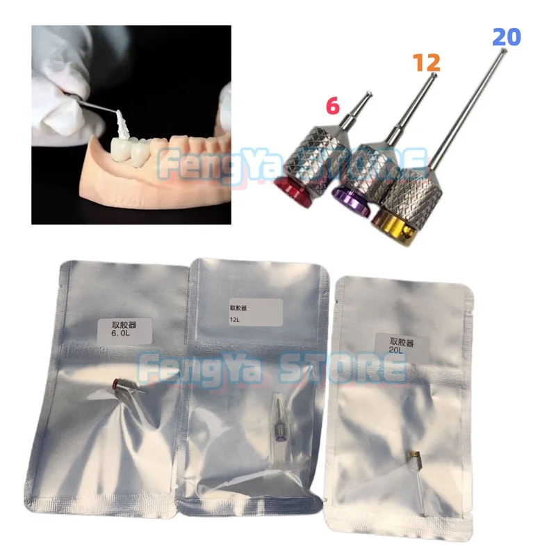 Dental Sealing Material Extractor & Remover Tool High Precision Dental Restorative Sealant Extractor and Remover Length 3 Sizes