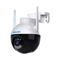 ESCAM QF300 4MP iCsee APP AI Humanoid Detection Auto Tracking Cloud Storage Waterproof WiFi IP Camera Onvif Baby Monitor