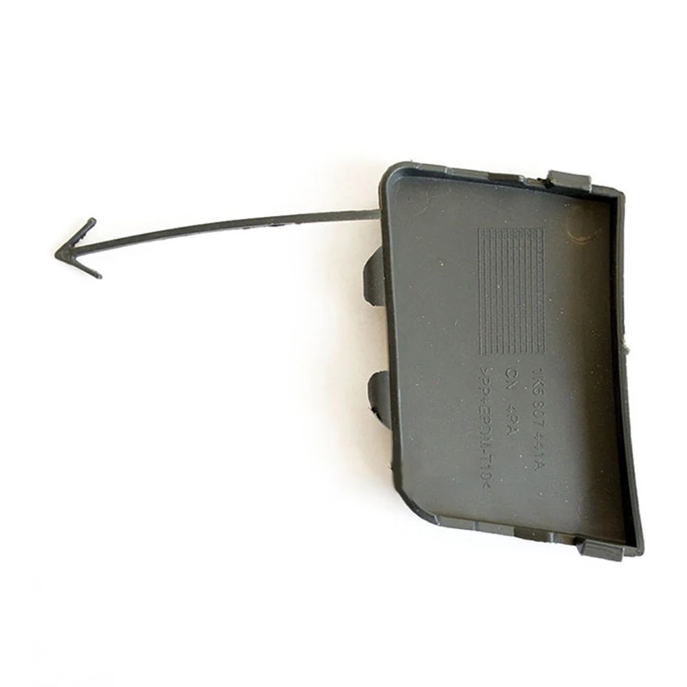 Plate Trailer Hook Cover Behind Plastic Easy To Install Exterior Parts FOR MK5 2005-2010 Sedan Tow Cover