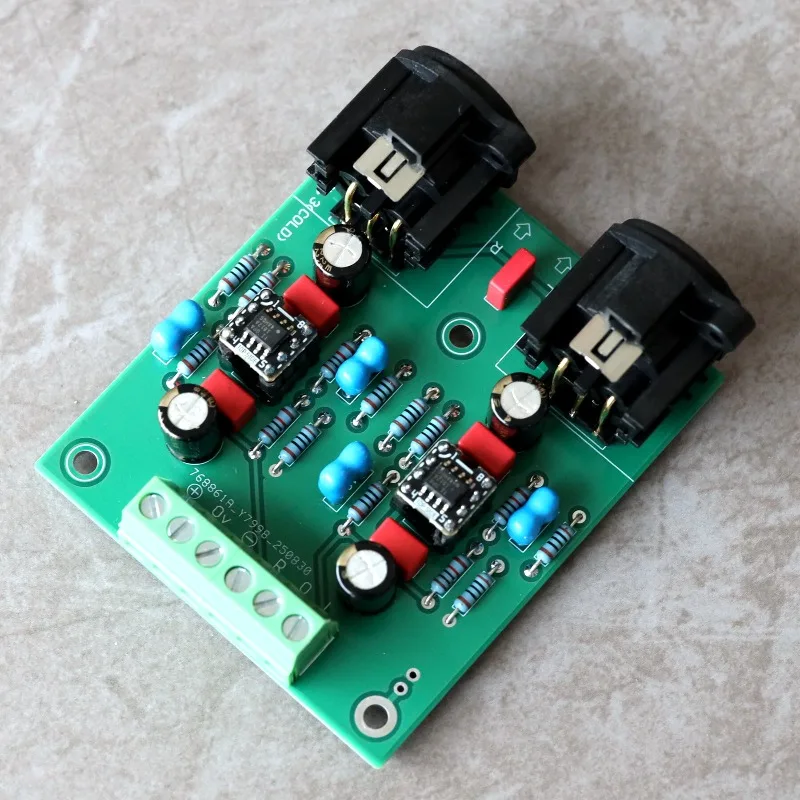Low distortion, low noise, dual channel single-ended to balanced circuit (with AP test)