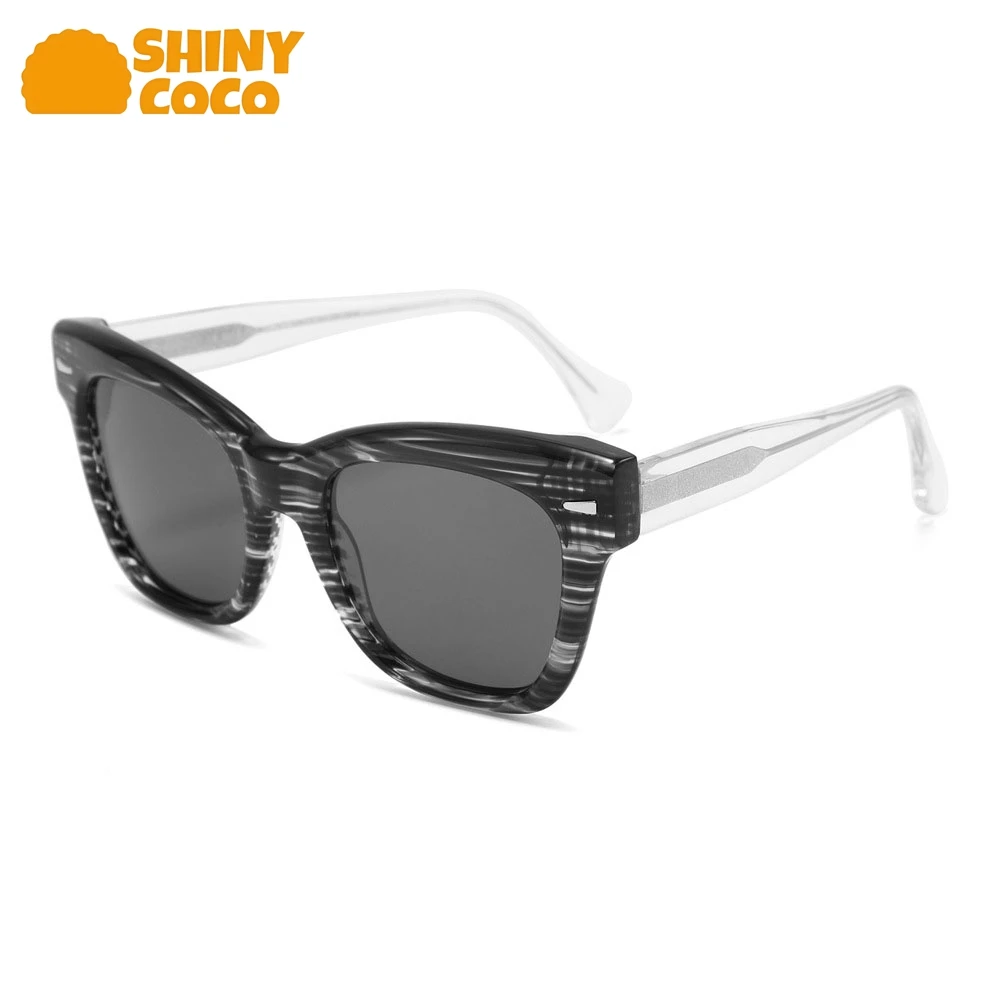 

ShinyCoCo Luxury Brand Large Frame Plate Polarized Sunglasses For Men High Quality And Fashionable Sunglasses For Women