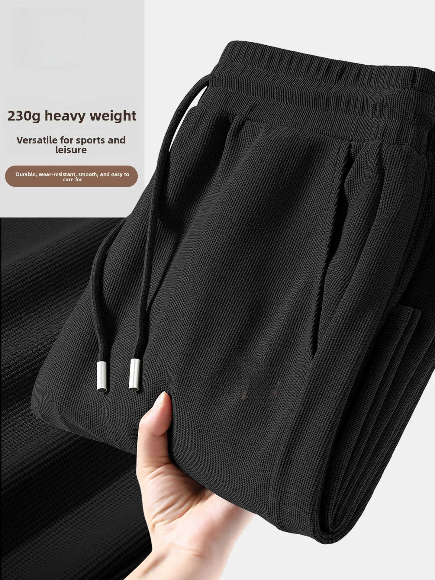 

Bal Men's Outdoor Fitn Casual Pants Spring Loose Straight Leg Anti-Wrinkle Polyester Fiber Comfortable Leisure Trousers
