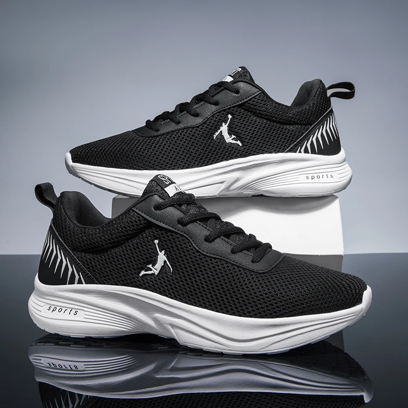 

Fashion Men's Sneakers High Quality Leather Casual Shoes Breathable Sports Shoes for Men Non-slip Running Shoes Tenis Masculino
