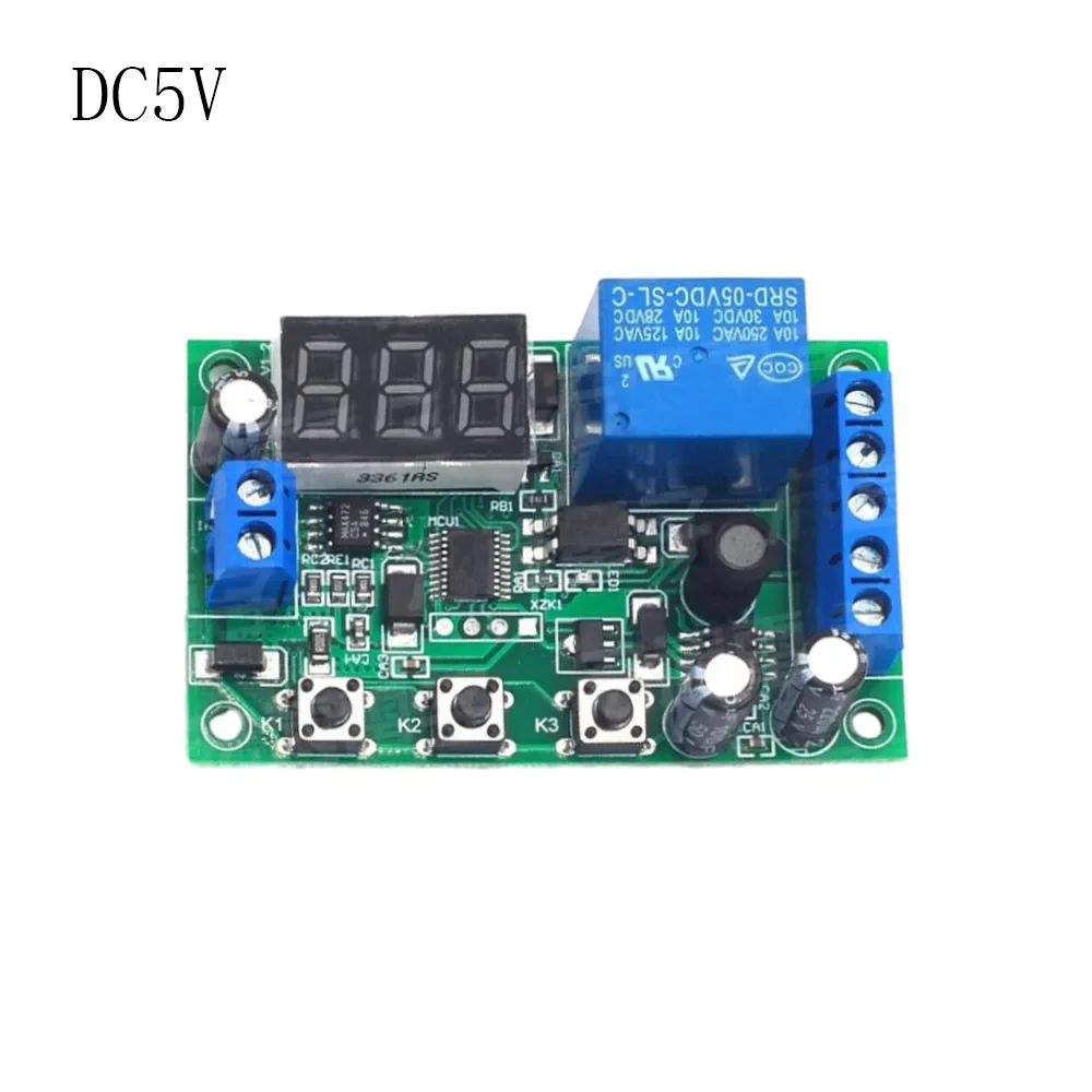 DC5V DC7-30V Current Detection Relay Module Digital Display Overcurrent Alarm Motor Stall Protect Relay
