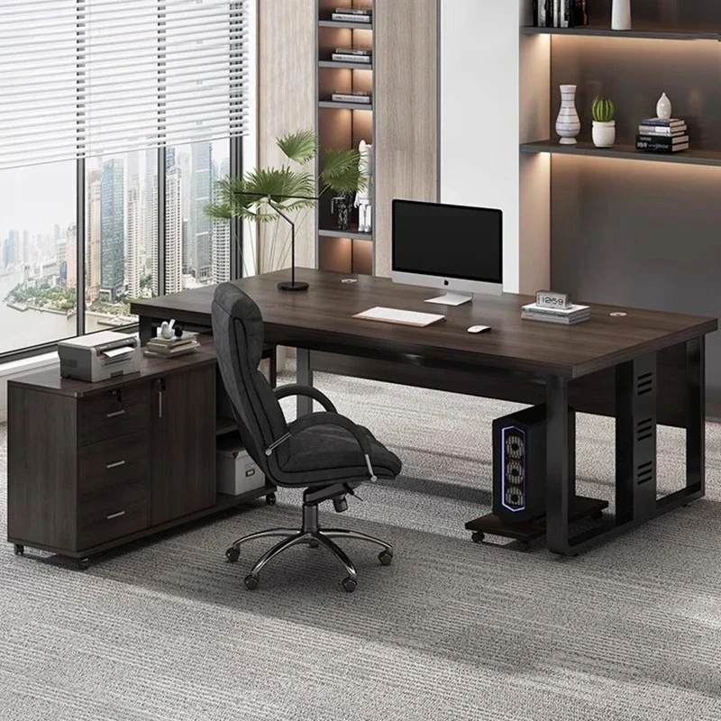 Modern Corner Executive Desk Gaming Room Makeup Student Office Desk Accessories Table   Home Furniture