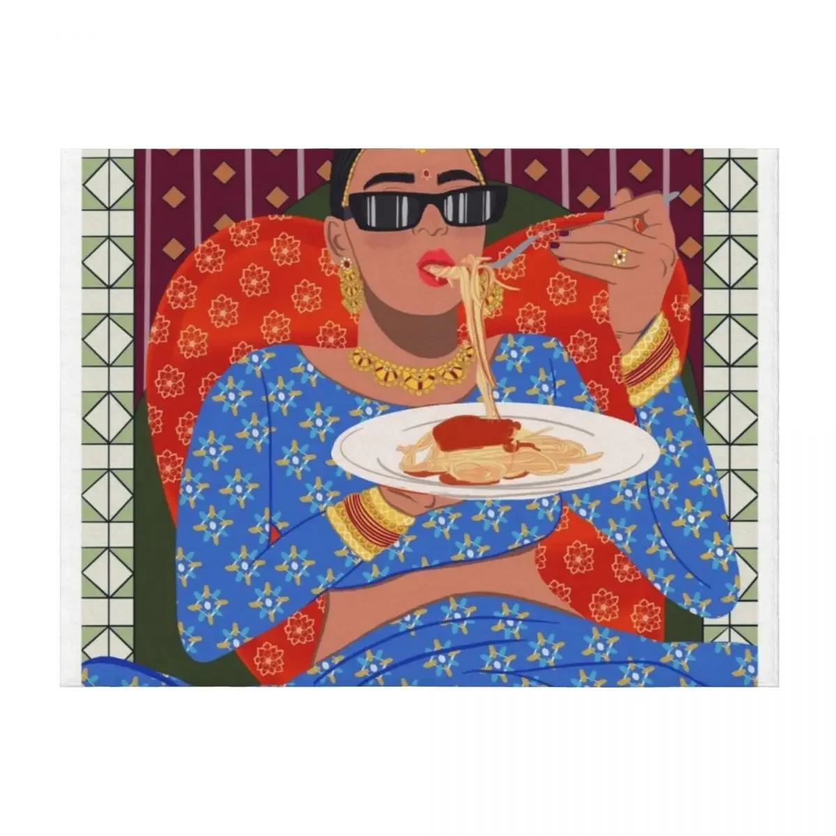 

Desi Carbs Throw Blanket Baby Luxury St Personalized Gift Soft Big Blankets