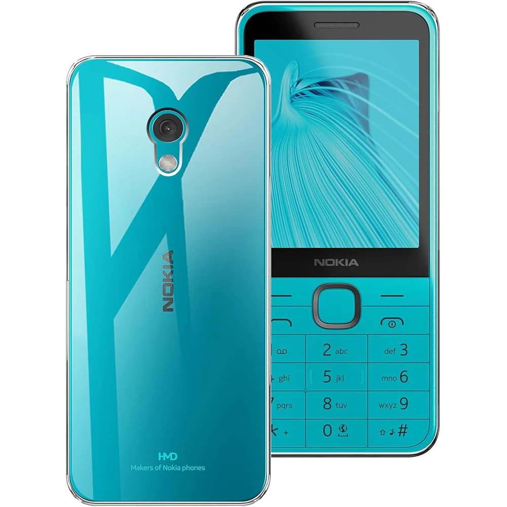 3 in 1 Case + Camera Tempered Glass On For Nokia 235 220 215 4G (2024) Screen Protector Glass For Nokia 235 215 4G (2024) Glass