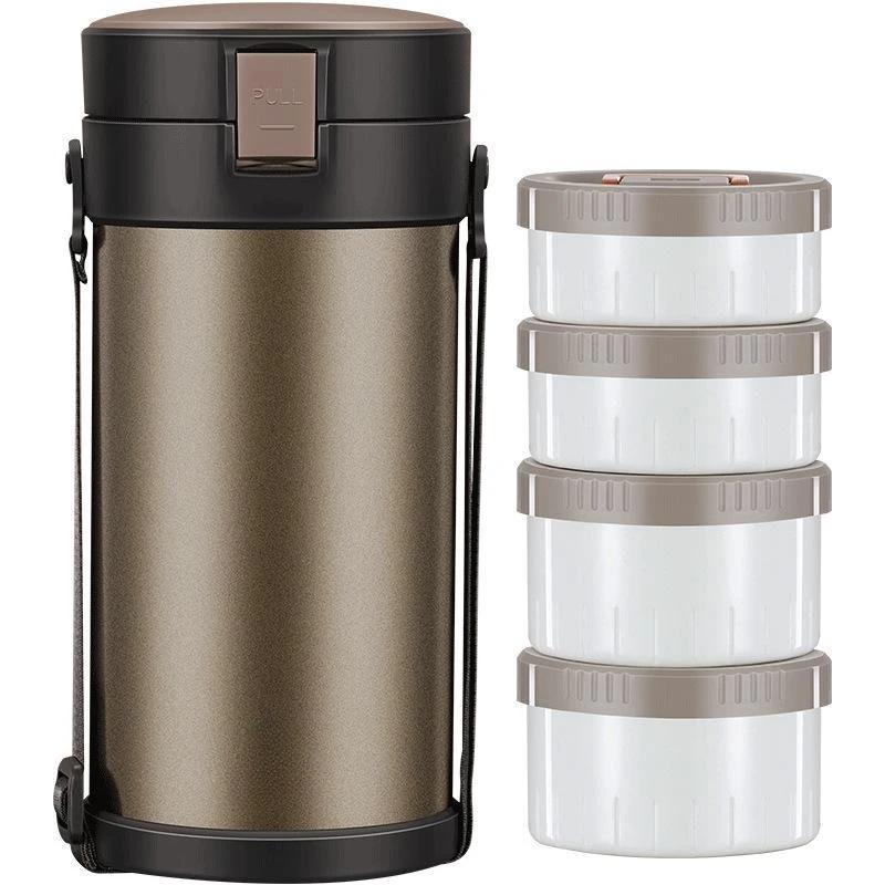 

thermal insulation lunch boxes 24 hours long thermal insulation buckets bag household, office workers larg