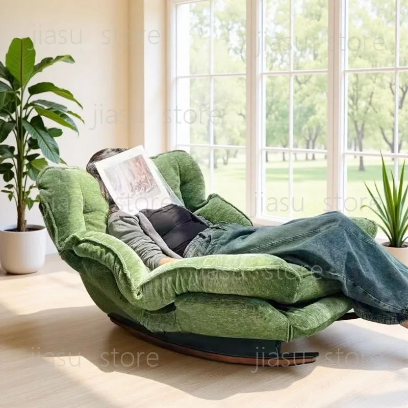 Rocking chair living room household lazy sofa leisure chair light luxury balcony leisure recliner small apartment
