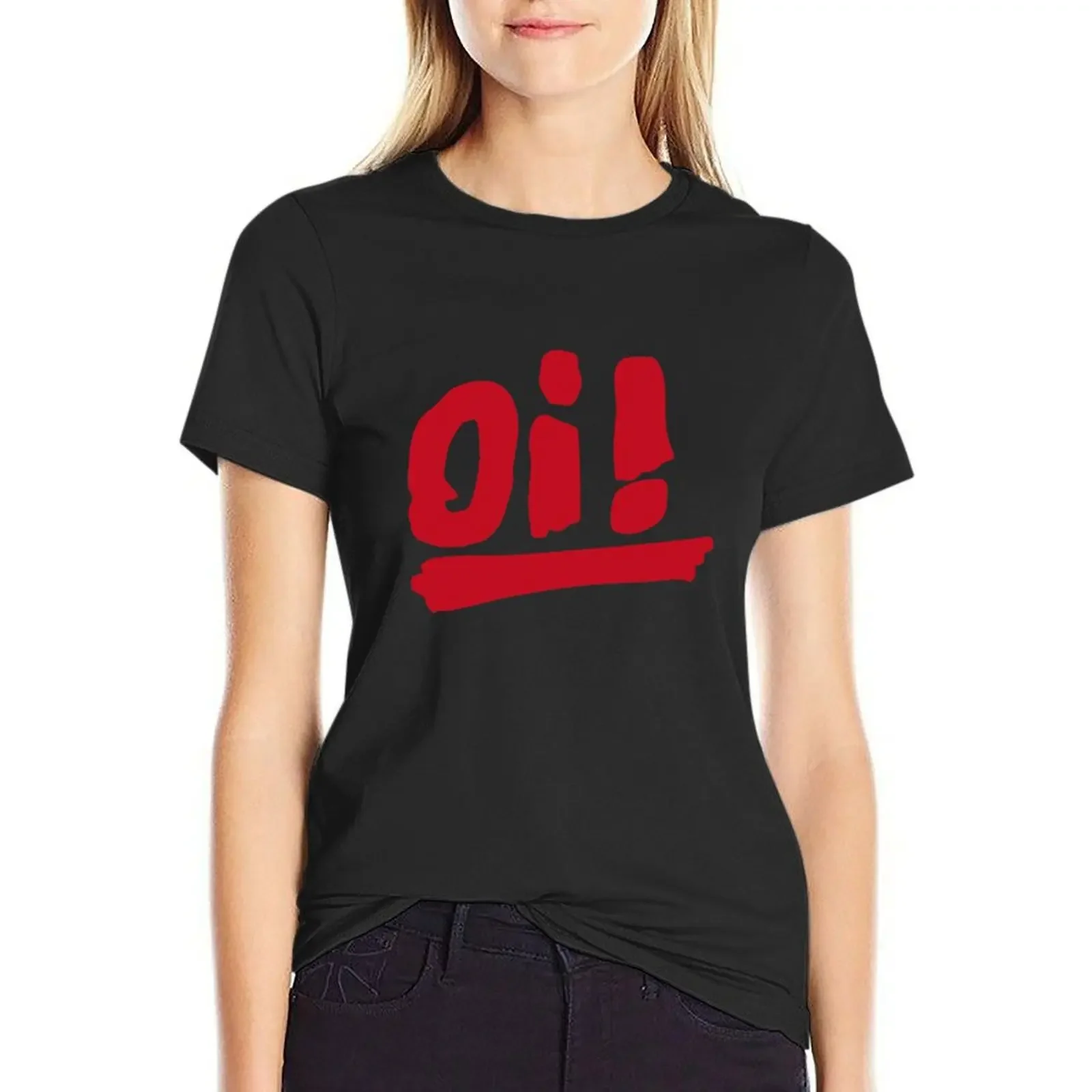 

Oi! Oi! Oi! T-Shirt Blouse funny summer tops plus size t shirts for Women loose fit