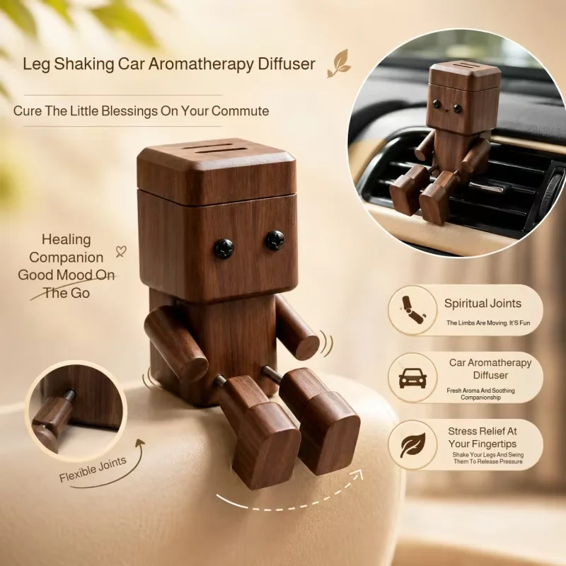 Perfume Quotes - Wooden Car Aromatherapy Cute Mini Wooden