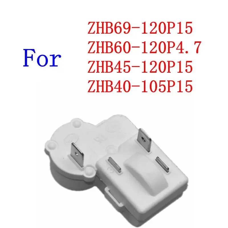 Overload Protection Relay Compressor PTC Starter ZHB60-120P4.7 ZHB69-120P15 ZHB45-120P15 ZHB40-105P15 New Refrigerator Parts