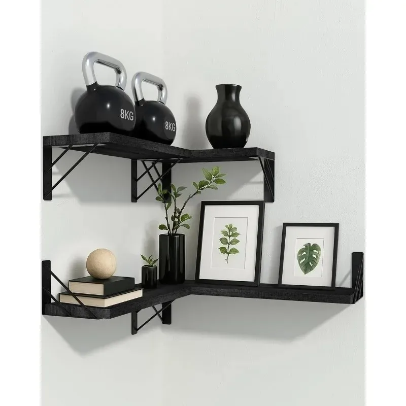 

2026 Latest Models Wall Shelves for Bedroom Decor Floating Shelves for Wall Storage Display Mounted Rustic Wood Shelf for Shelve