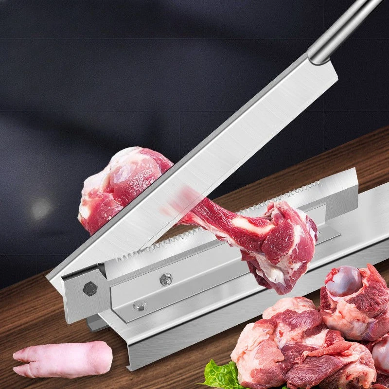 

Guillotine Household Bone Cutting Artifact Commercial Knife Bone Cutting Machine Rib Cuttings Meat Cuttings Knife Bone