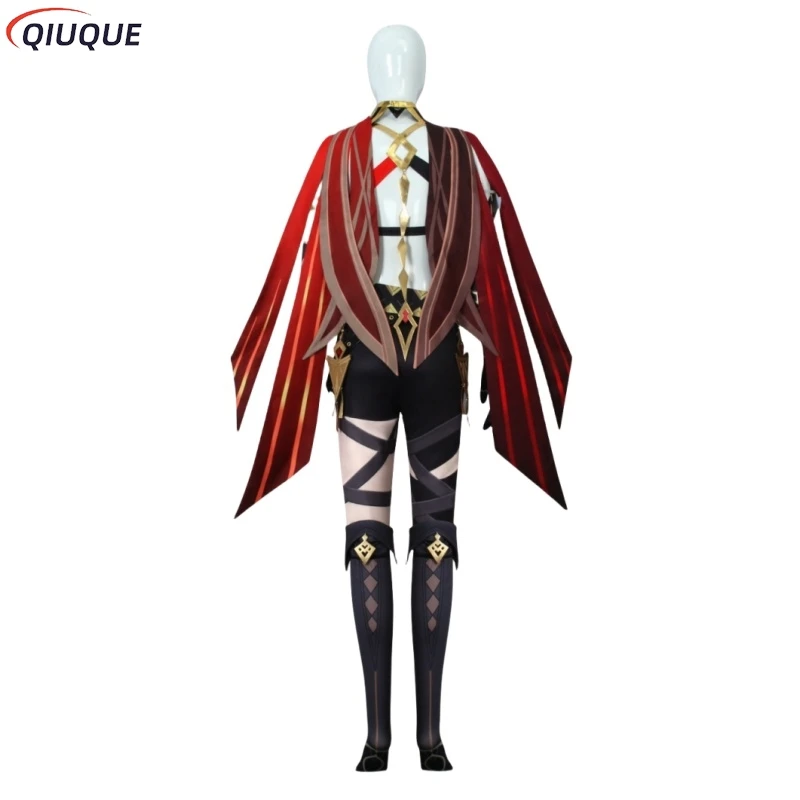 Dehya Cospaly Costume Wig Five-star Pyro Claymore Wielder Sumeru Female Cat Cosplay Halloween Costumes Game Outfit