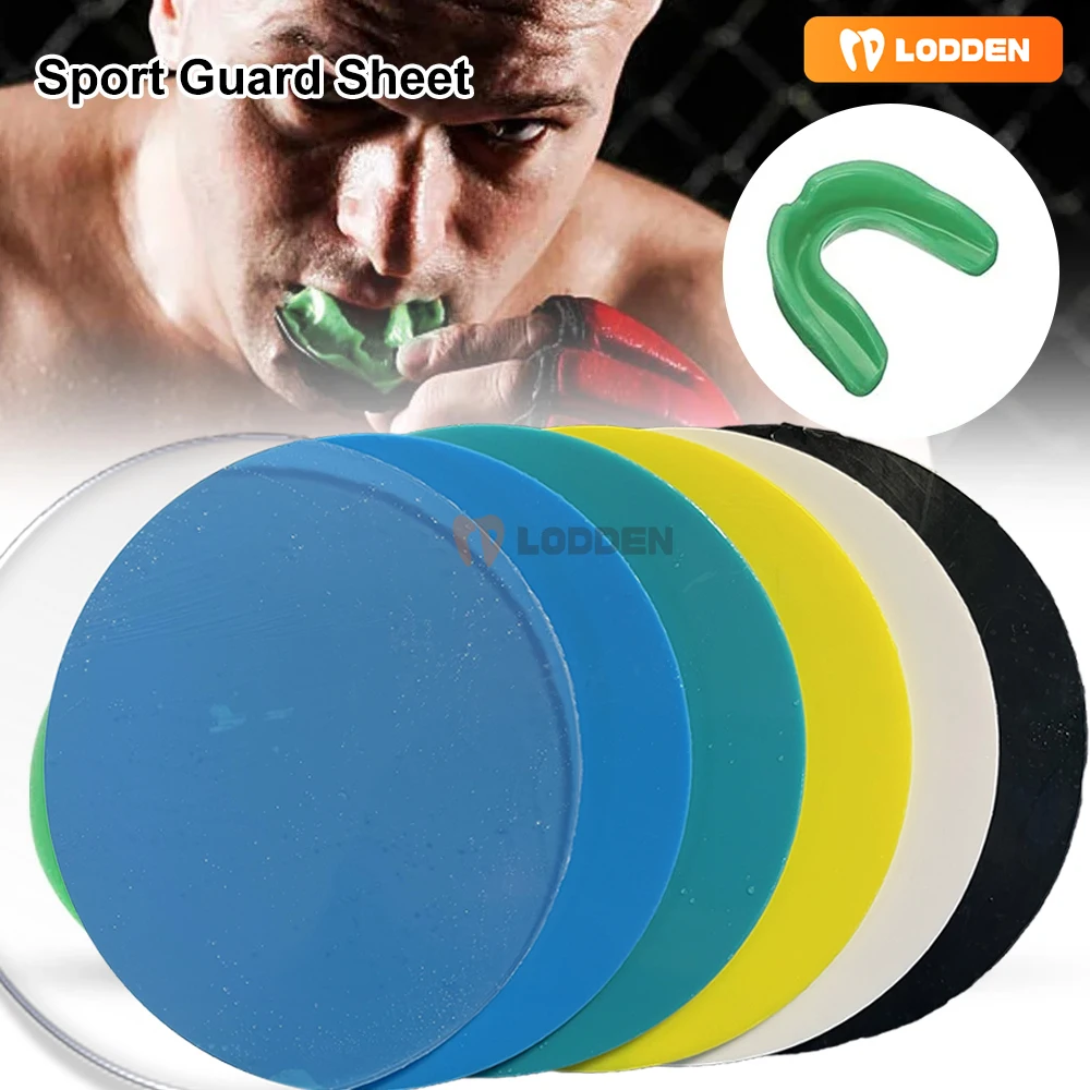 

10pcs/box Sports MouthGuard Dental Vacuum Forming Sheets D120/125/127MM Colorful 3mm/4mm Thermoforming EVA soft Material Splint