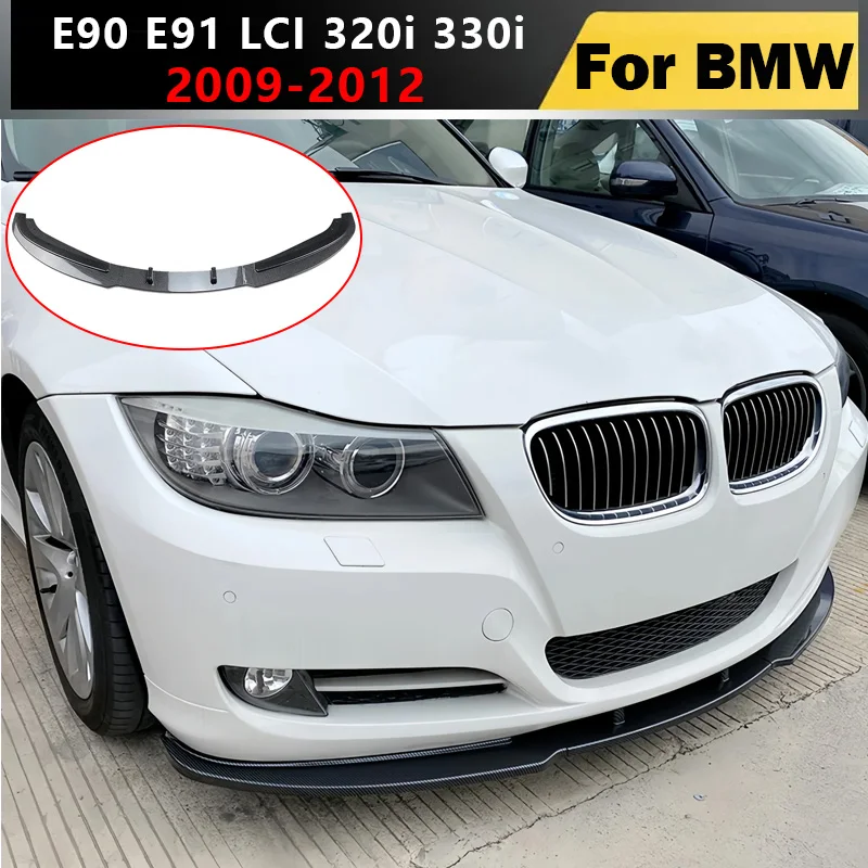 

2009-2012 for BMW E90 E91 LCI 320i 330i Maxton Style Car Front Bumper Lip Spoiler Modified Splitter Lower Shovel Blade Replace