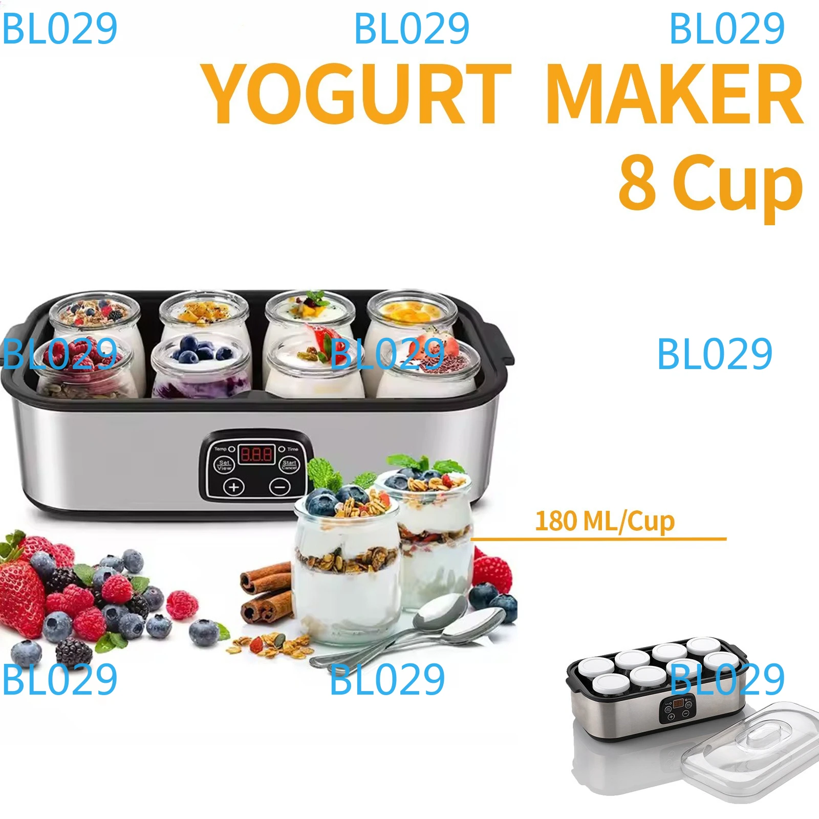 

Intelligent Fermentation System Yogurt Making Machine with Containers Yogurt Maker for Customing Probiotic Recipes