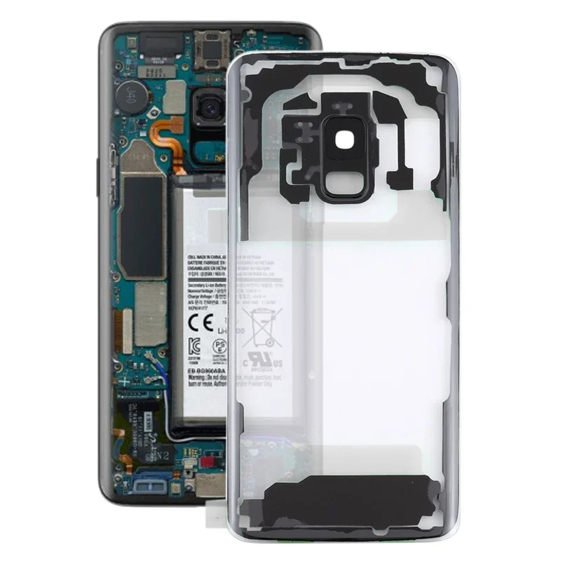 For Samsung Galaxy S9 g960f g960f/DS g960u g960w g9600 transparent battery back cover with camera lens cover