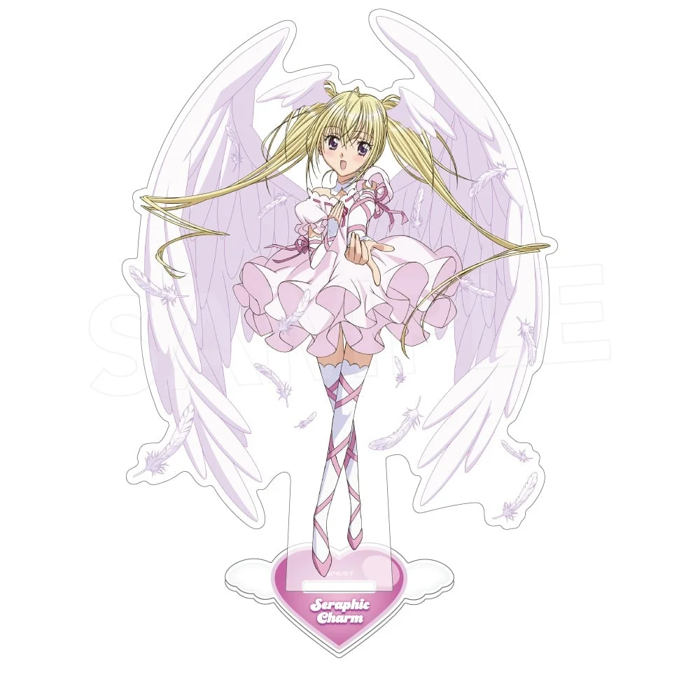 Shugo Chara! 10cm Acrylic Stand Keychain Amulet Angel Amu Hinamori Christmas Gift Desk Decor