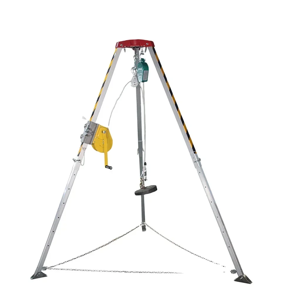 

High Quality Fire Lift Safety Rescue Tripod for Lifesaving with fall arrester