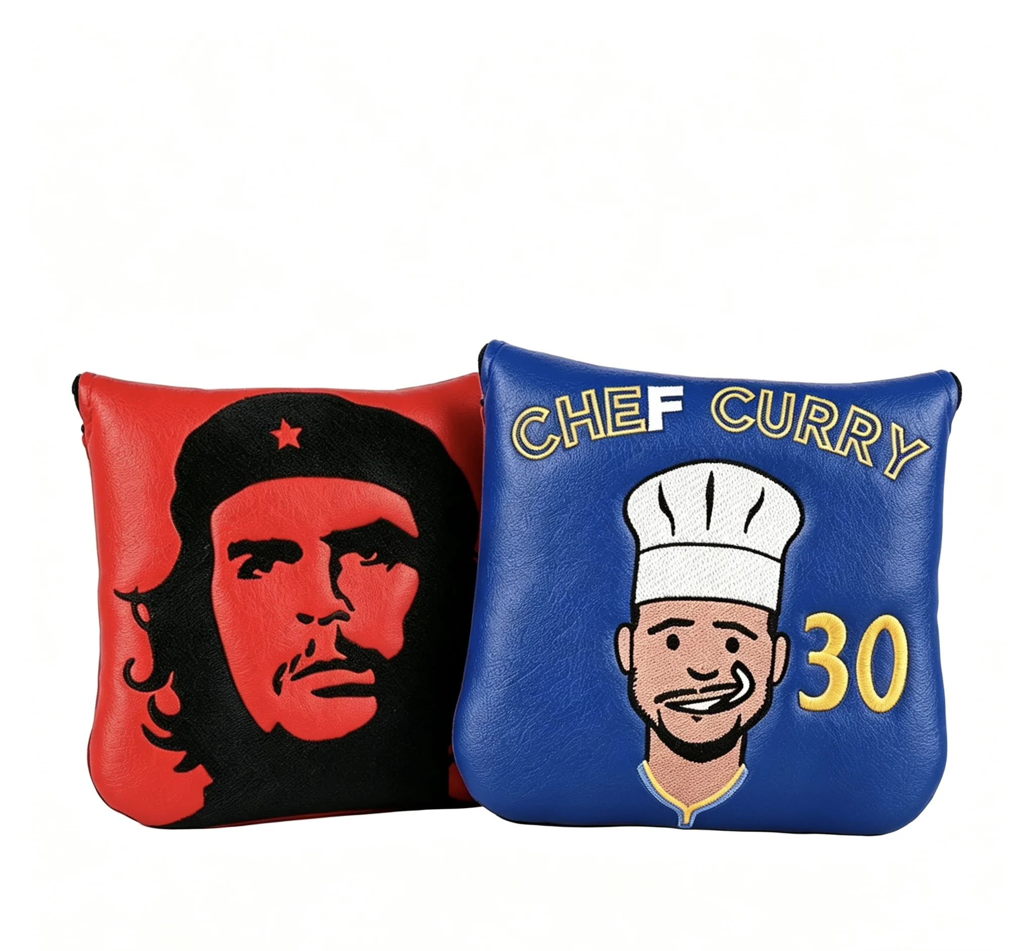 cool-golf-putter-cover-square-chef-embroidery-design-universal-fit-putter-head-cover-golf-sport-fan-gear-accessories