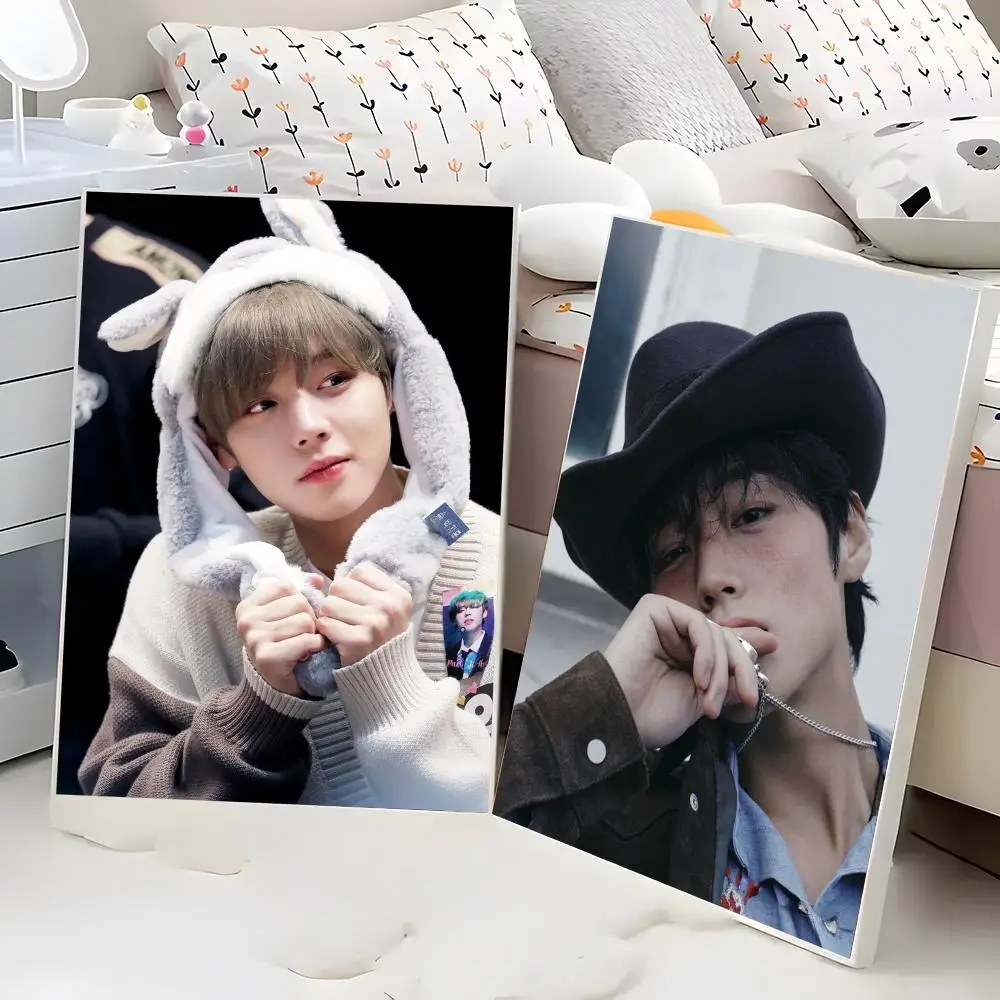 الكورية P-PARK JI HOON المشارك HD طباعة شخصية قماش جدار جدارية ملصق فني صور لغرفة المعيشة ديكور المنزل