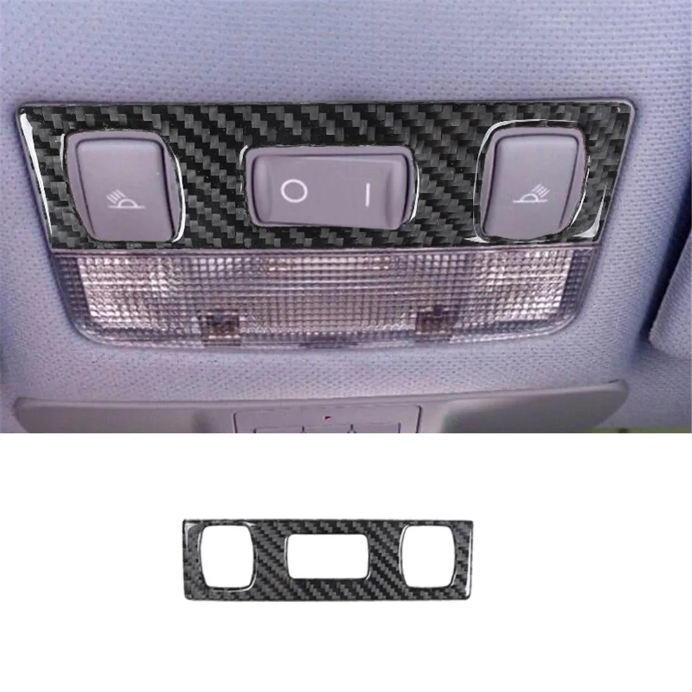 

Car Interior Decoration Protection Overhead Reading Light Panel Console Frame Carbon Fiber Sticker For Audi TT 8N 2001-2006