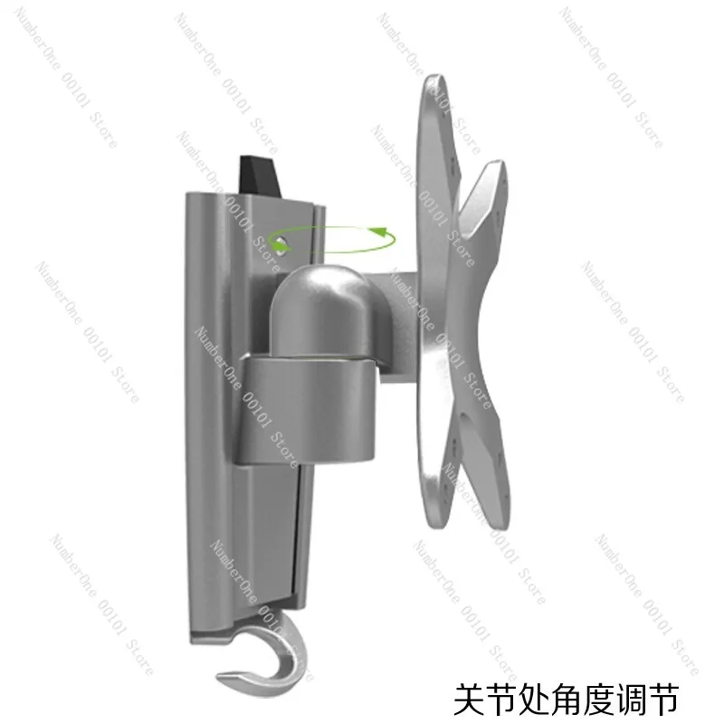 18kg LCD Wall-mounted TV Bracket, Aluminum Alloy L02, Industrial Matching, 32-inch TV Compatible