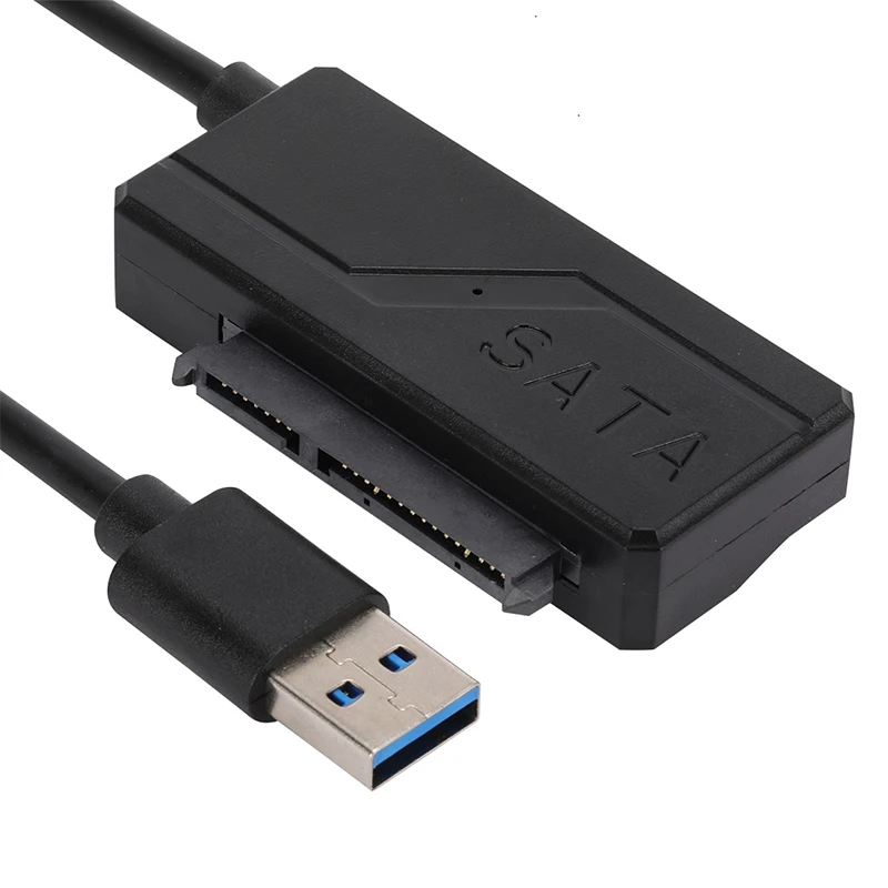 Sata to USB 3.0 Adapter Cable USB To SATA 3 Cable Support 22 Pin 2.5 3.5 inche External HDD SSD Hard Disk Computer Connector Fit