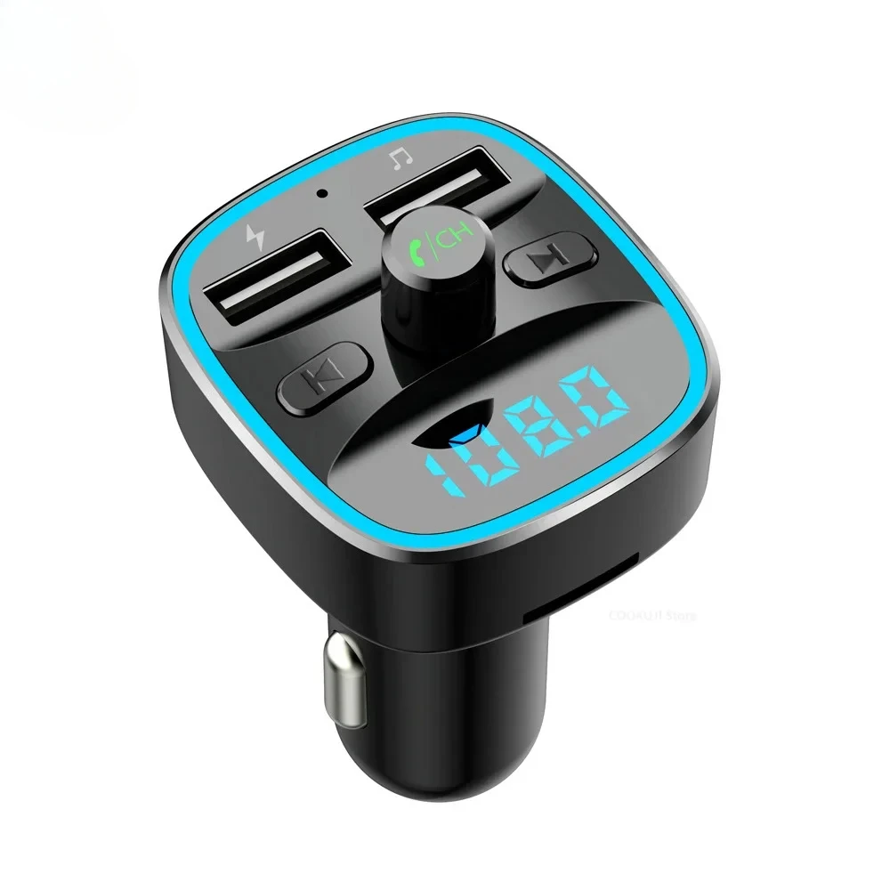 Car Bluetooth Audio MP3 Player MIJIA FM Transmitter Radio Wireless Free Music Receiver USB Interface Fast Charger