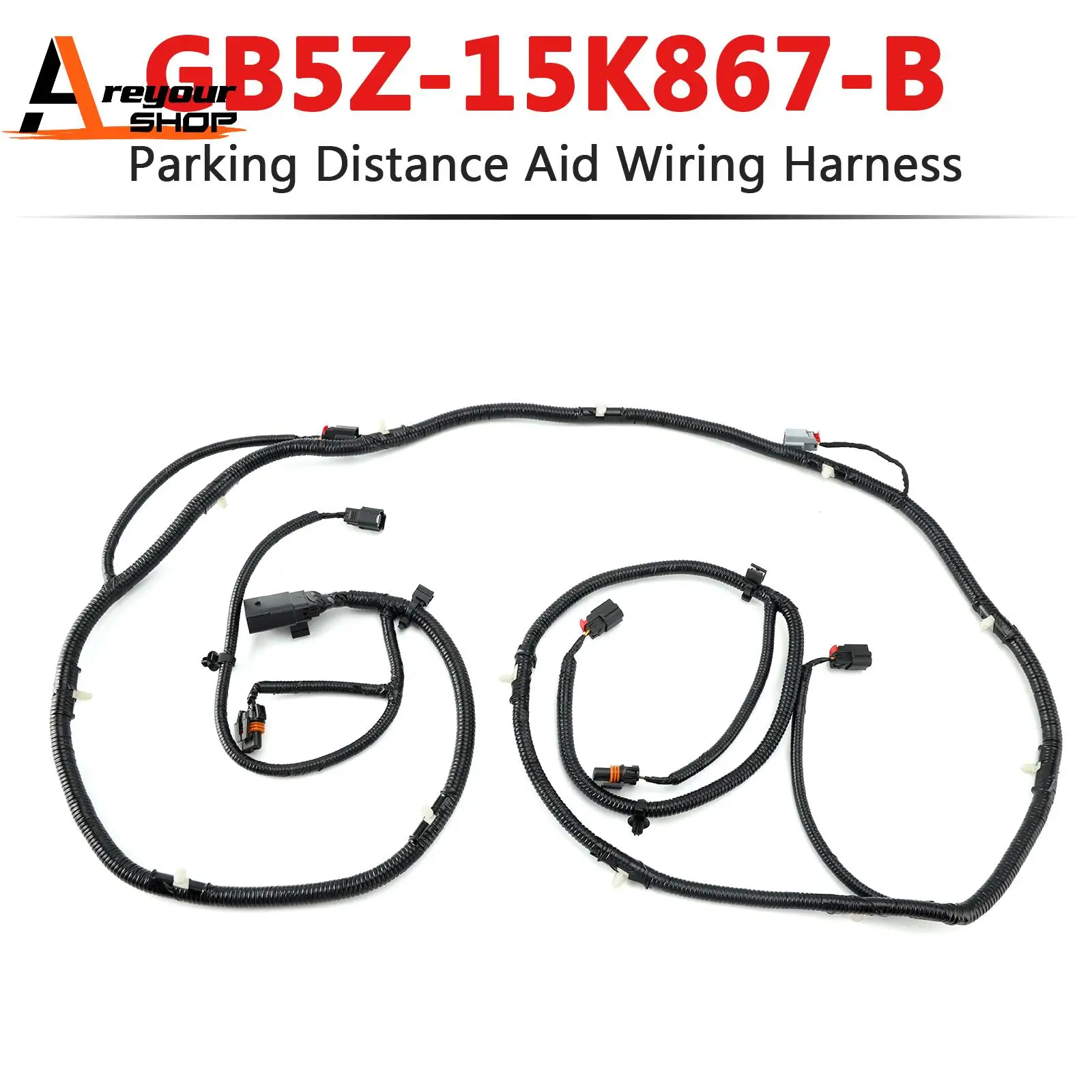 

Areyourshop Parking Distance Aid Wiring Harness for Ford Explorer 2016-2017 GB5Z-15K867-B