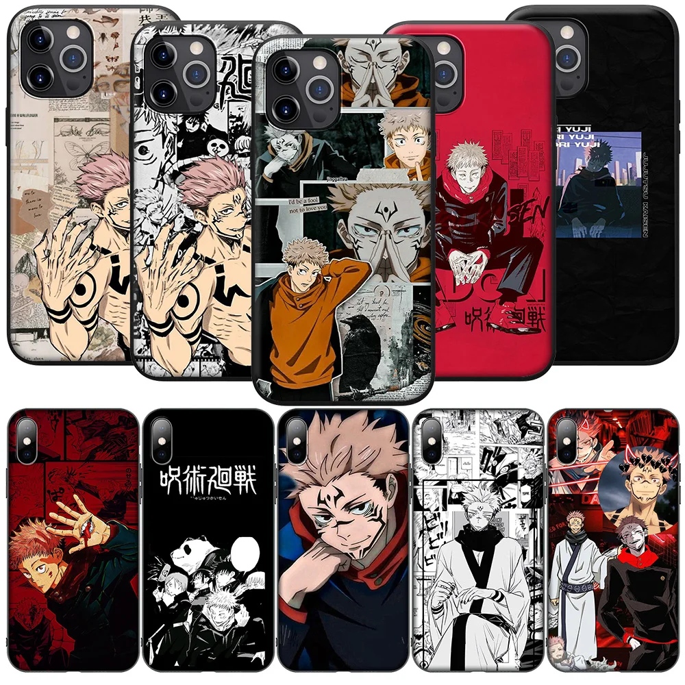 SO90 Jujutsu Kaisen Itadori Yuji Case for Xiaomi Redmi 13 12C 12 10C 10 9C S2 10 9T 10A 9C 9A 9 8A 8 7A 7 6A 6 Pro NFC