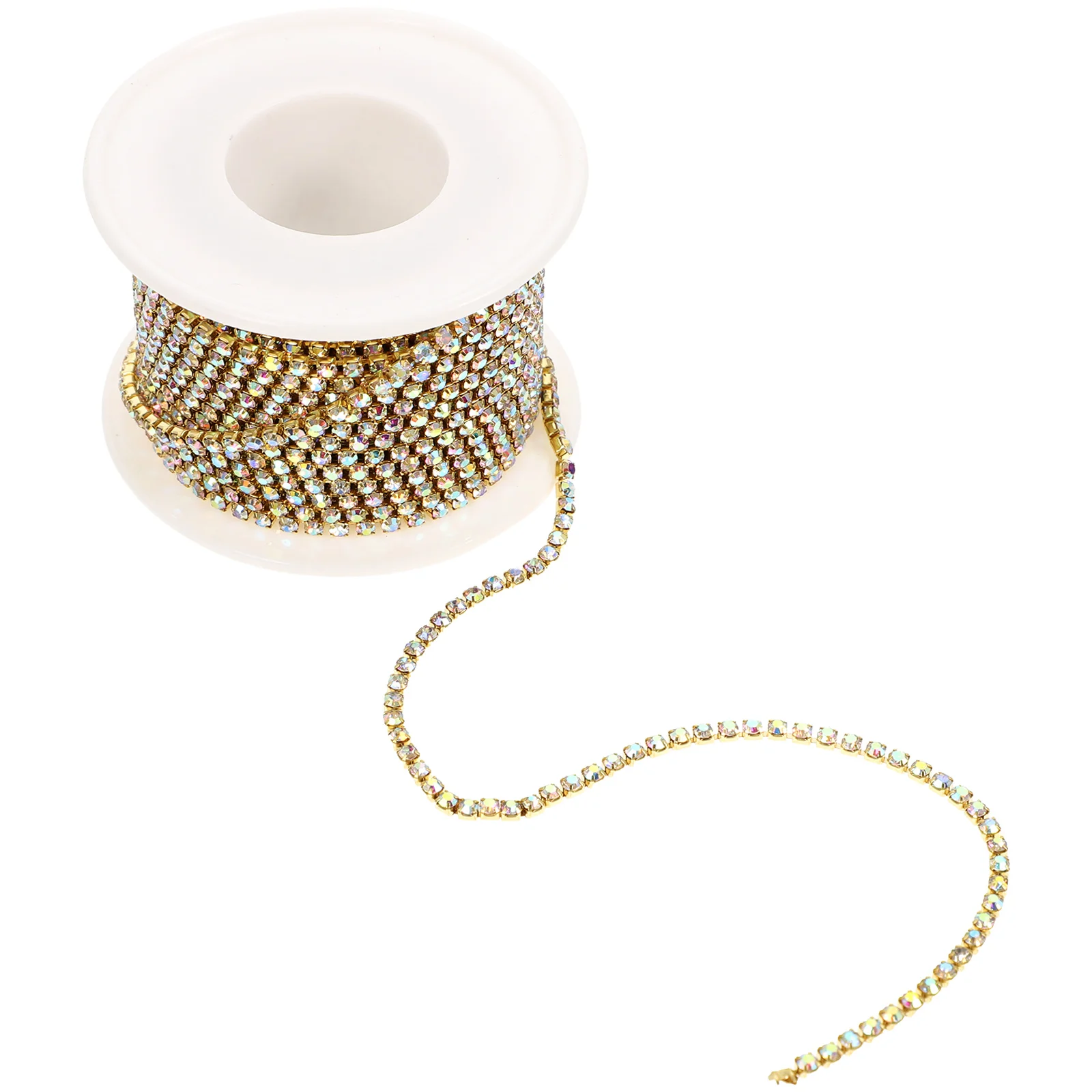 

Rhinestone Claw Craft Diy Material DIY Chic Rhinestones Chain Sewing Decorative Flexible Cut Chain Projects Jewelry