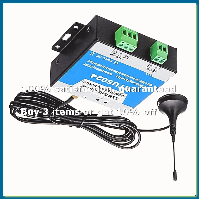 RTU5024 GSM Gate Opener Relay Switch Wireless Remote Control Door Access Long Antenna 850/900/1800/1900MHz Door Opener-DT30