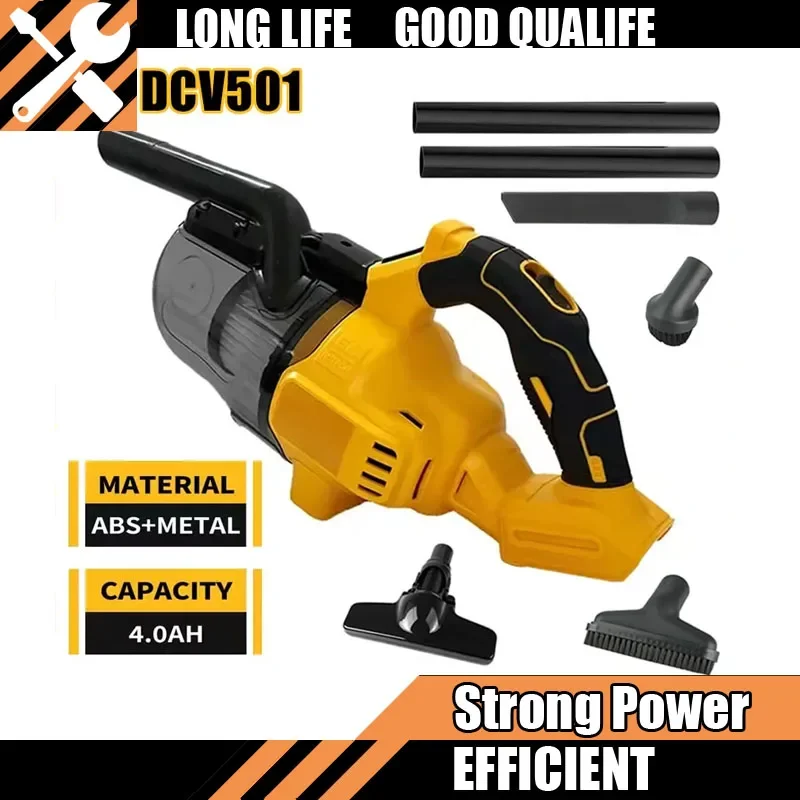 

DCV501 Vacuum Cleaner Industrial Cleaner Tool Cordless Handheld Dust Collector Rechargeable for Car Fit DEWALT Home Gardon Tool