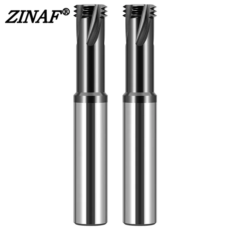 3 Tooth Three tooth thread milling cutter M1 M1.2 M1.6 M1.8 M2 M3 M4 M5 M6 M8 M10 M12 CNC mills Cutter Machine Solid Carbide