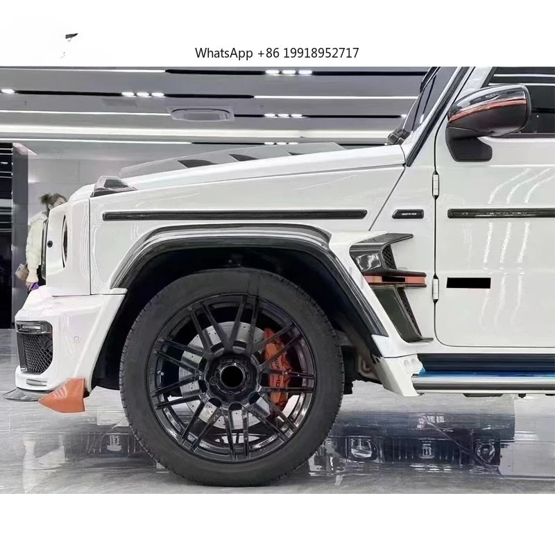 Good Fitment New Carbon Fiber Bumpers Bodykit with Clips for G Class W464 G63 G800 Upgrade to G900 Rocket Kit JJ481